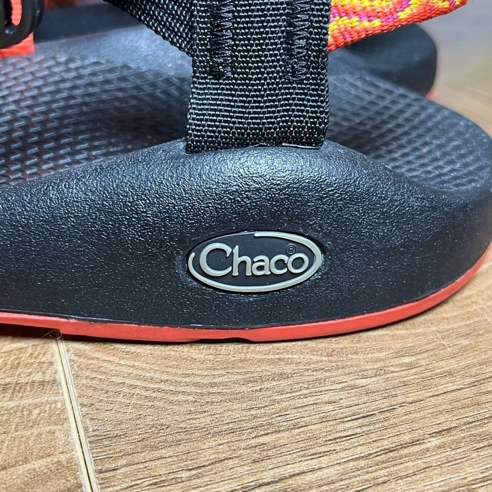 Chaco Women’s Z/1 Classic Sandals Size 9 - Black & Orange - Great Condition - Picture 6 of 6